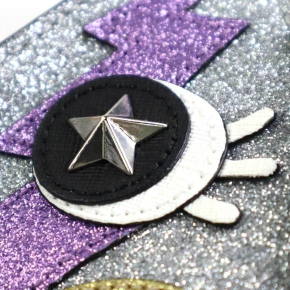 Auth GUCCI Hen Motif Handbag Silver Leather - - Picture 5 of 16